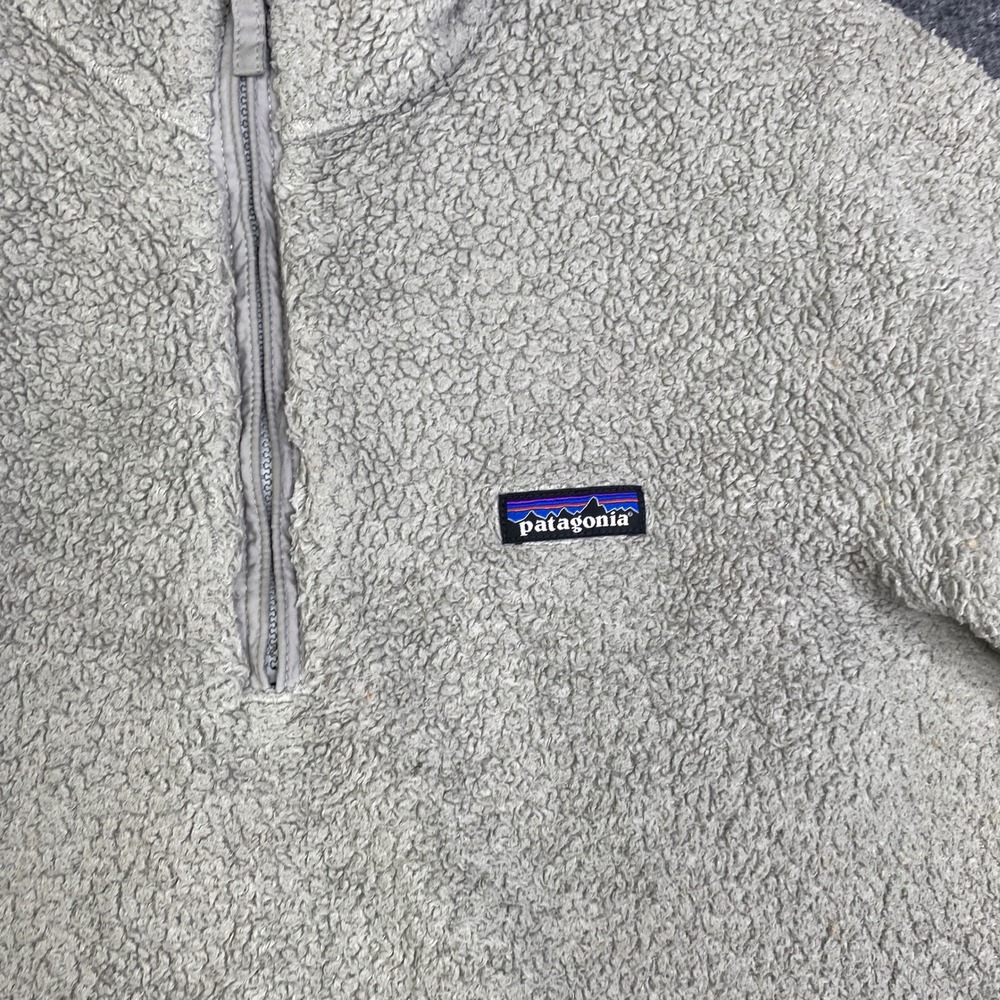 Patagonia Los Gatos 1/4 Zip Fleece Pullover Grey STY25235 Womens Size Medium - Picture 5 of 13